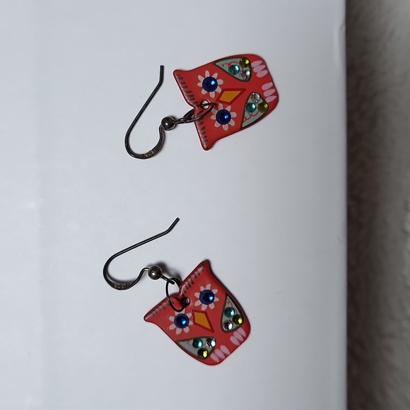 Jewelry - NWOT Sterling Silver Owl Earrings!